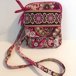Very berry paisley little hipster purse crossbody